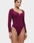Maya - The Sculpt Knit Muse Seamless Ribbed Contour Bodysuit