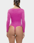 Aziza - The Lumina Drape Silhouette All-in-One Bodysuit