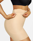 Angelina - High-waisted Butt Lifter With Removable Hip Pads - Bella Fit USSBlack
