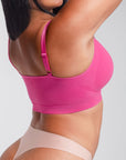 Ashley - Seamless Shaping Bra with Adjustable Shoulder Straps - Bella Fit USSPink