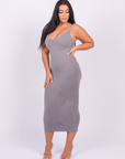 Azura - Shaper Maxi Jurk V-Hals En Spaghetti Schouderbandjes - Bella Fit™