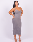Azura - Shaper Maxi Jurk V-Hals En Spaghetti Schouderbandjes - Bella Fit™