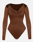Aziza - The Lumina Drape Silhouette All-in-One Bodysuit