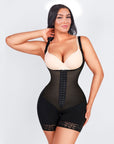 Felicia Short Powernet® - Core Sculpt Open Bust Shaping Bodysuit - Bella Fit USSBlack