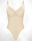 Isabella - Everyday Wear Smooth Bodysuits Low Back - Bella Fit USXS/SBeige