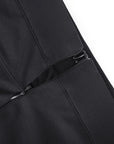 Larisa - Waist Trimming Straight-leg Pants with Built-in Shaping Shorts - Bella Fit USSBlack