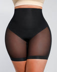 Madison - Tummy Slimming Low Back Mesh Butt Lifter - Bella Fit USXSBlack
