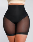 Madison - Tummy Slimming Low Back Mesh Butt Lifter - Bella Fit USXSBlack