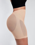 Madison - Tummy Slimming Low Back Mesh Butt Lifter - Bella Fit USXSBeige