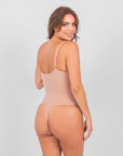 Stefanie - Smoothing Seamless Thong Shaper - Bella Fit USXS/SBrown