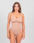 Stefanie - Smoothing Seamless Thong Shaper - Bella Fit USXS/SBrown