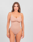 Stefanie - Smoothing Seamless Thong Shaper - Bella Fit USXS/SBrown