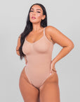 Stefanie - Smoothing Seamless Thong Shaper - Bella Fit USXS/SBrown