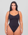 Stefanie - Smoothing Seamless Thong Shaper - Bella Fit USXS/SBlack