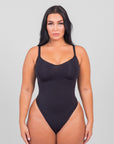 Stefanie - Smoothing Seamless Thong Shaper - Bella Fit USXS/SBlack