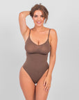 Stefanie - Smoothing Seamless Thong Shaper - Bella Fit USXS/SBlack