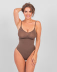 Stefanie - Smoothing Seamless Thong Shaper - Bella Fit USXS/SBlack