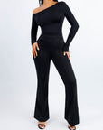 Flare Broek Shapewear Pants Afslanken Slanke Taille