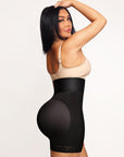 Valentina 2.0 - Boned Sculpt High-Waist BBL Shorts - Bella Fit USBlackXS