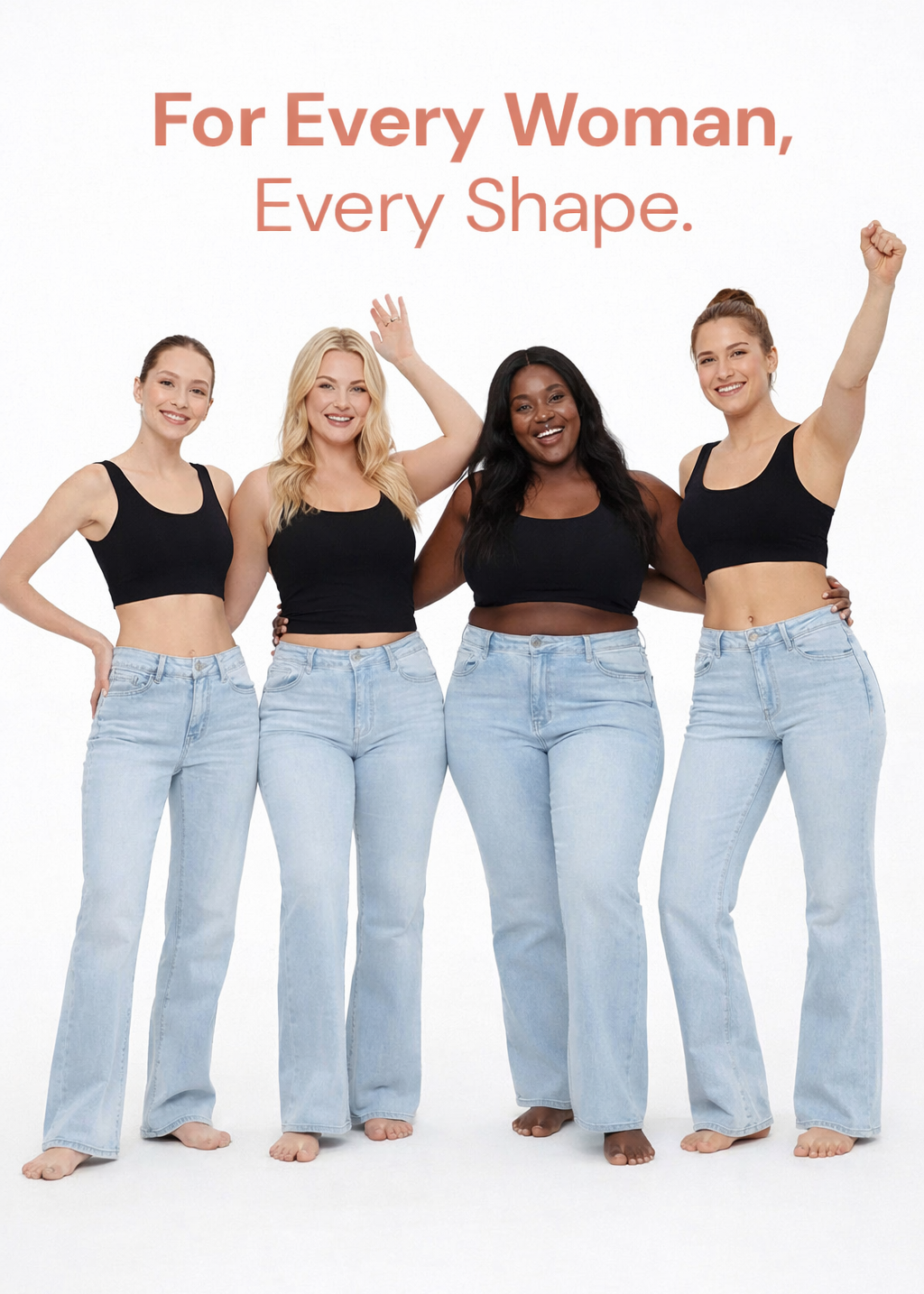 Jolie - Curve Hugging BBL Jeans