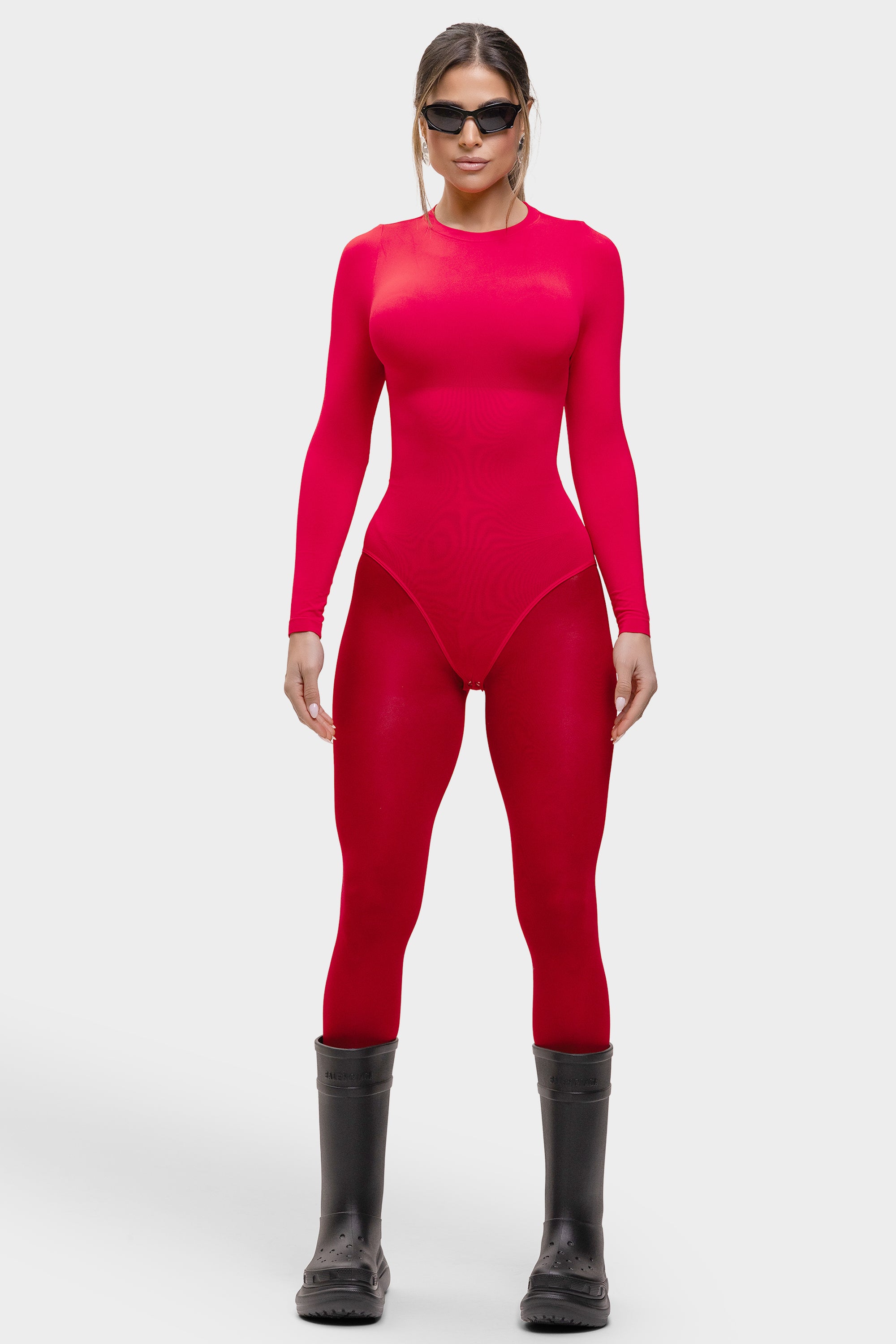 Milena - The Ultra Soft Sculpted Silhouette Seamless Long-Sleeve Bodysuit
