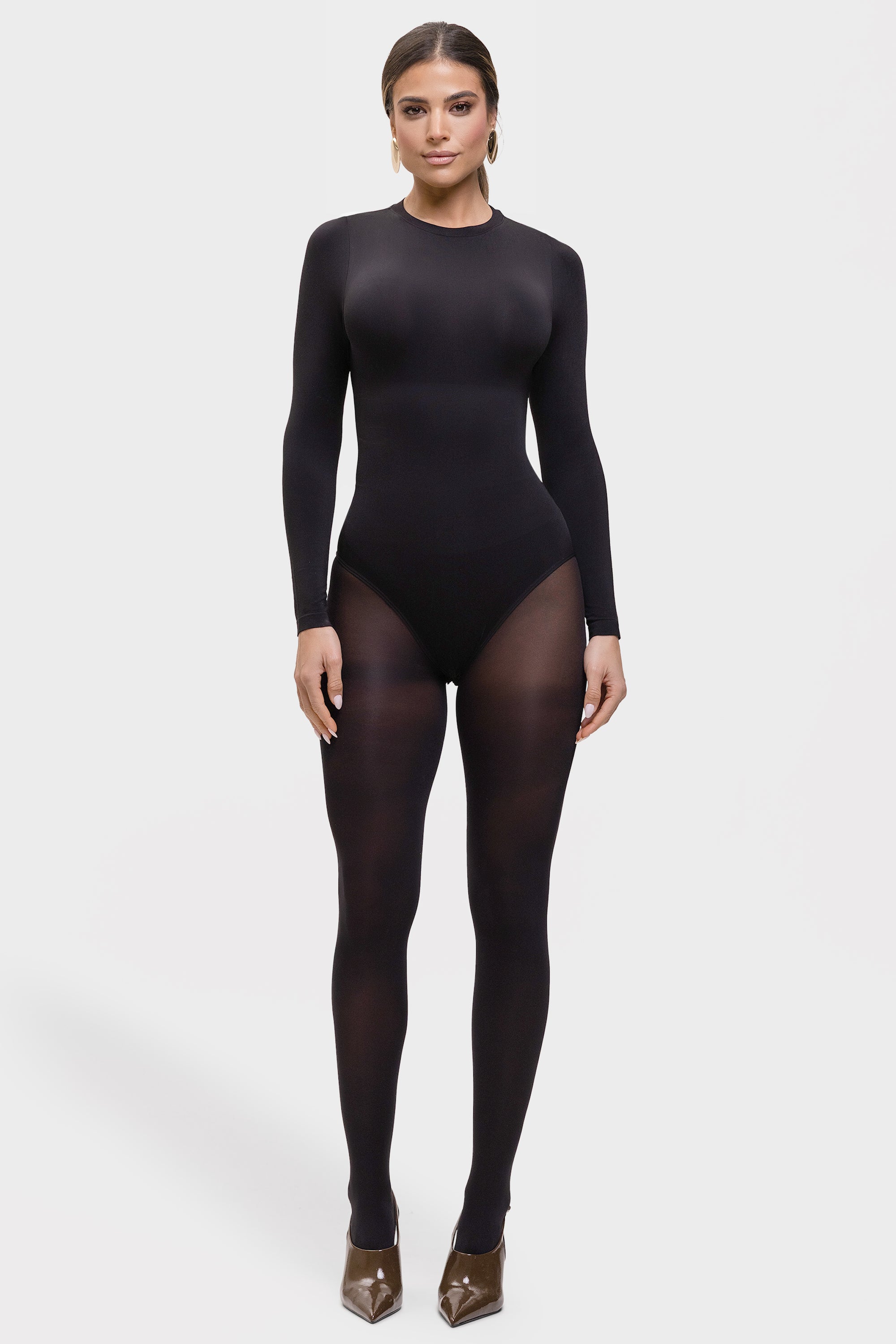 Milena - The Ultra Soft Sculpted Silhouette Seamless Long-Sleeve Bodysuit