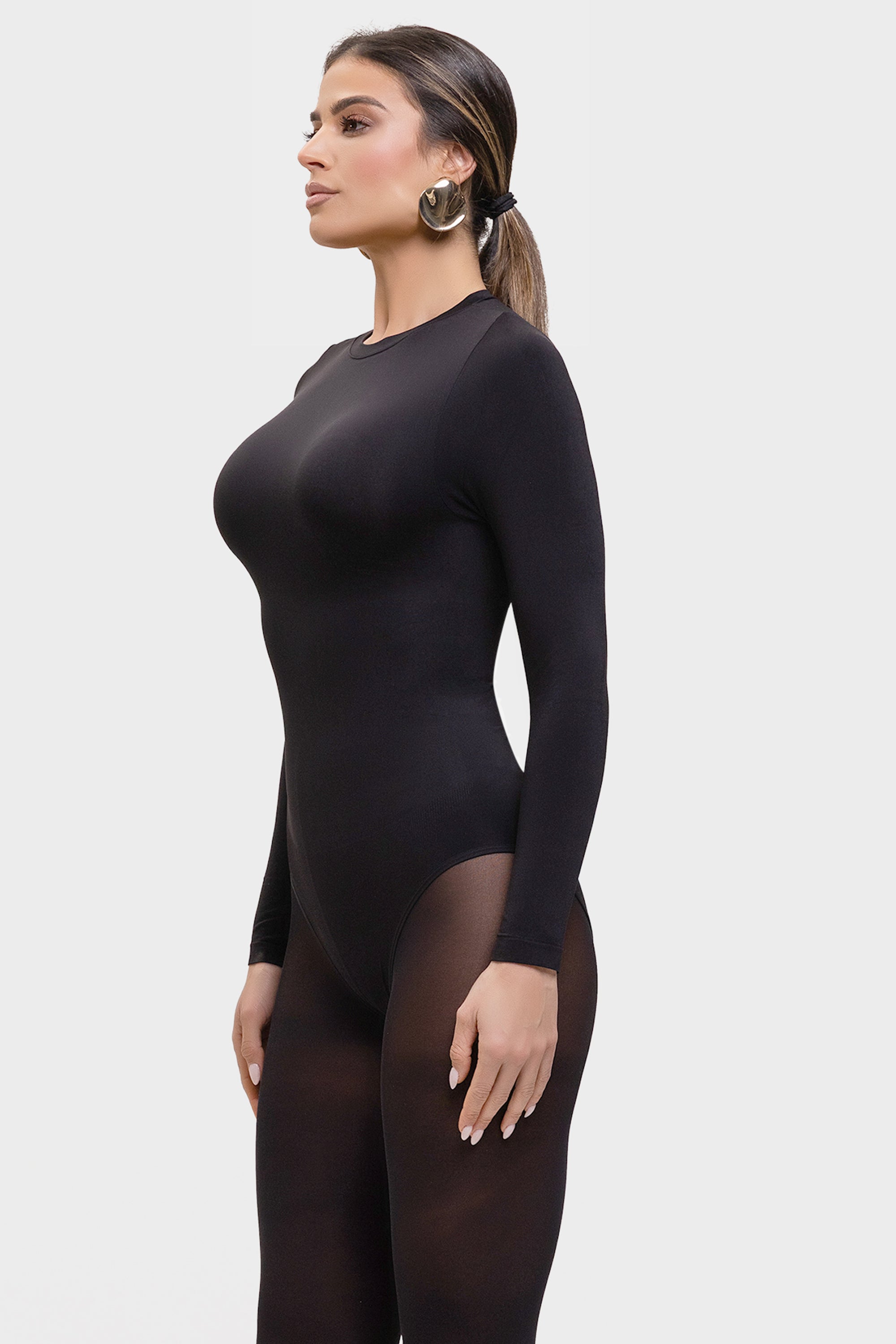 Milena - The Ultra Soft Sculpted Silhouette Seamless Long-Sleeve Bodysuit