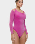 Aziza - The Lumina Drape Silhouette All-in-One Bodysuit