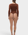 Aziza - The Lumina Drape Silhouette All-in-One Bodysuit