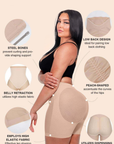 Madison - Tummy Slimming Low Back Mesh Butt Lifter - LoveBellaFit