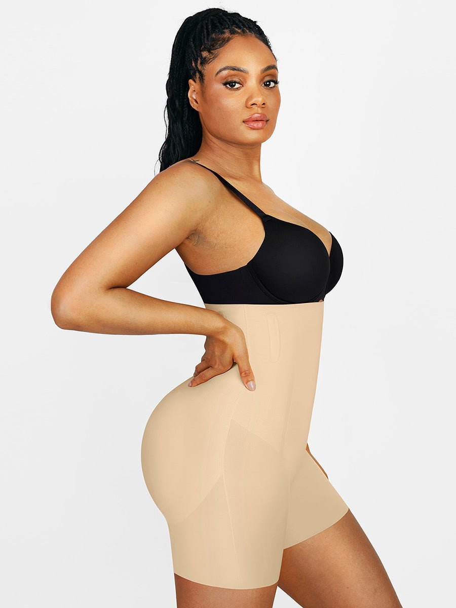 High Waist Butt Lifter Body Shaping Pants With Buttocks Pads