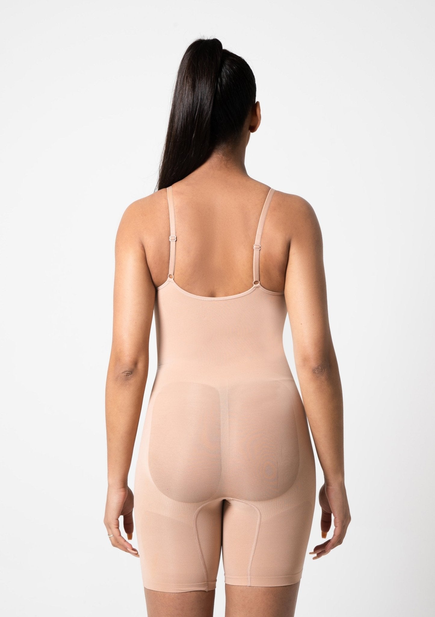 Alice - Full Body Tummy Control Bodysuits - Bella Fit USXS/SBeige