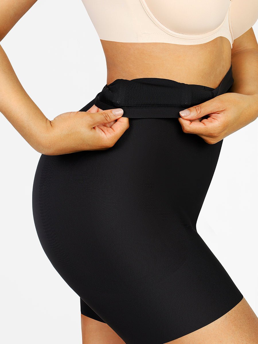 Angelina - High-waisted Butt Lifter With Removable Hip Pads - Bella Fit USSBeige