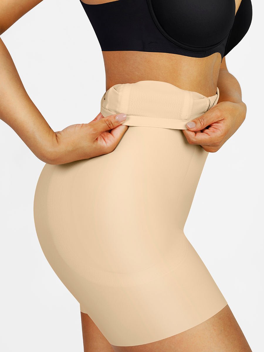 Angelina - High-waisted Butt Lifter With Removable Hip Pads - Bella Fit USSBlack