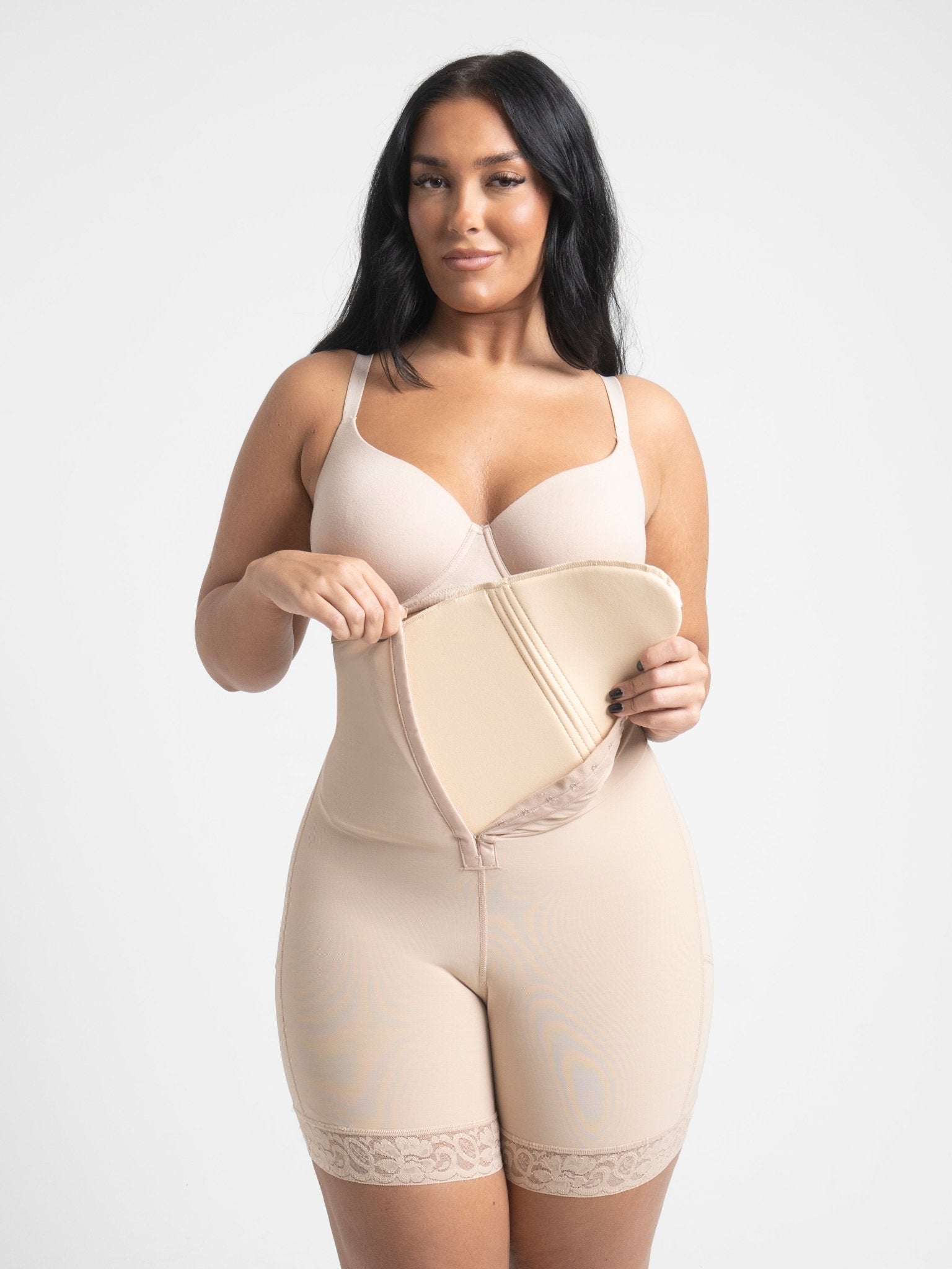 Anissa- Flexible AB Board - Abdominal Board After Liposuction And Abdominoplasty - Bella Fit USBeige
