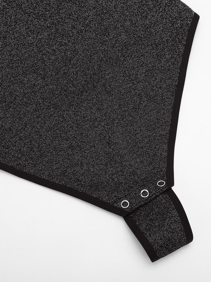 Aziza - The Lumina Drape Silhouette All-in-One Bodysuit