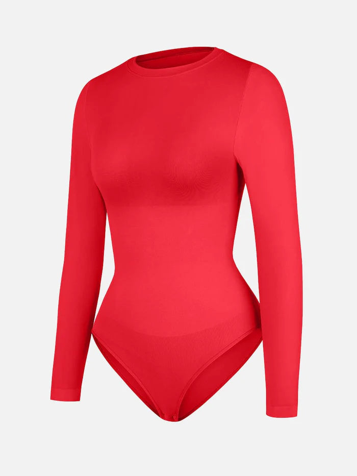 Milena - The Ultra Soft Sculpted Silhouette Seamless Long-Sleeve Bodysuit