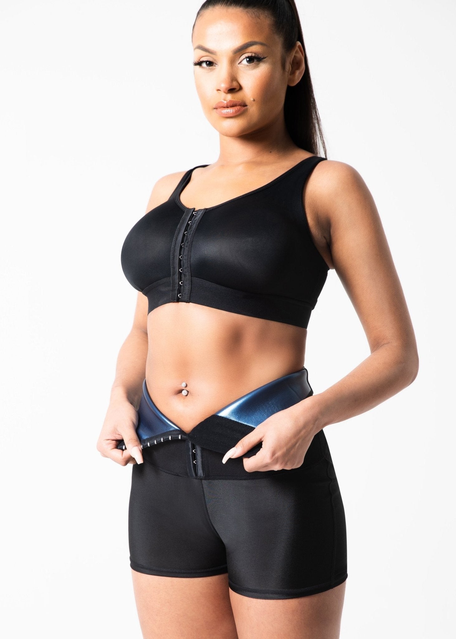 Claire Shorts - Thermo Sweat Compressing Shorts - Bella Fit USS