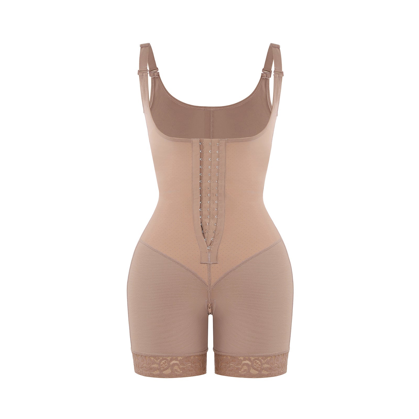Felicia Short Powernet® - Core Sculpt Open Bust Shaping Bodysuit - Bella Fit USSBlack
