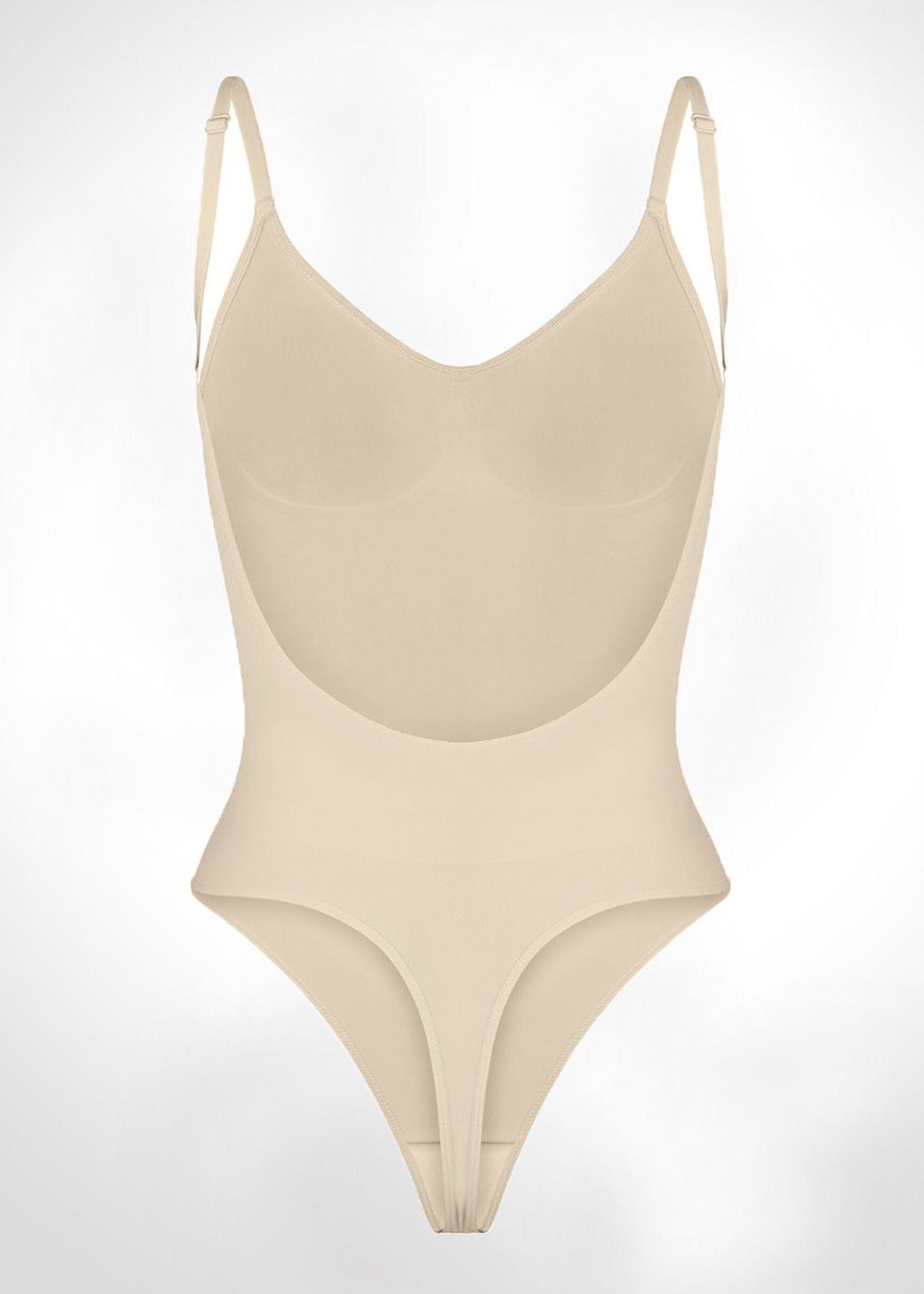Isabella - Everyday Wear Smooth Bodysuits Low Back - Bella Fit USXS/SBeige