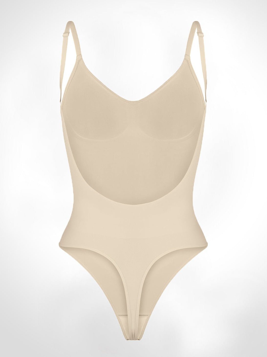 Isabella - Everyday Wear Smooth Bodysuits Low Back - Bella Fit USXS/SBeige