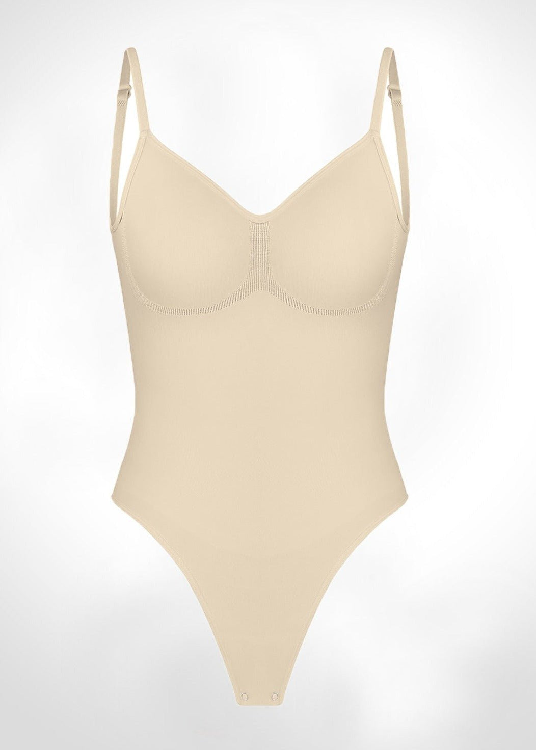 Isabella - Everyday Wear Smooth Bodysuits Low Back - Bella Fit USXS/SBeige