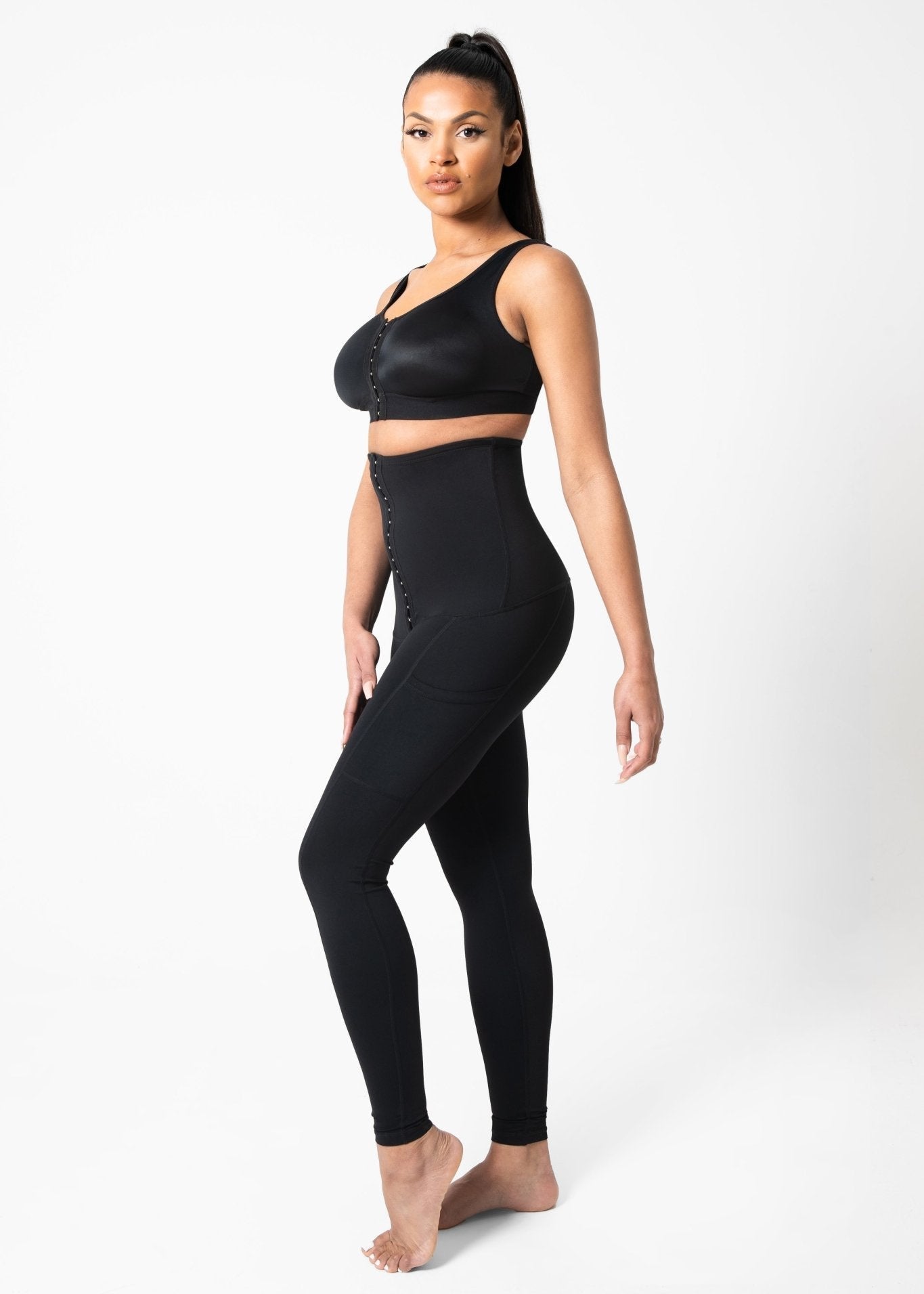 Kim - Legging with Extra High Waist and Double Pockets - Bella Fit USS