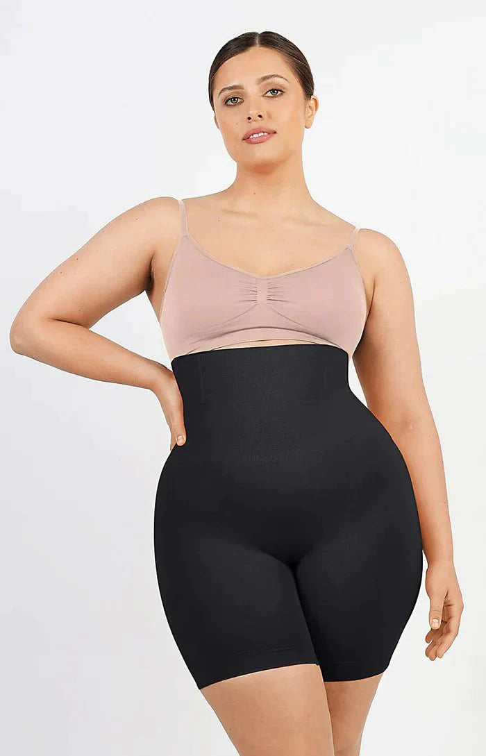 Leonie - High Waist Sculpting Shorts - Bella Fit USBlackXS/S