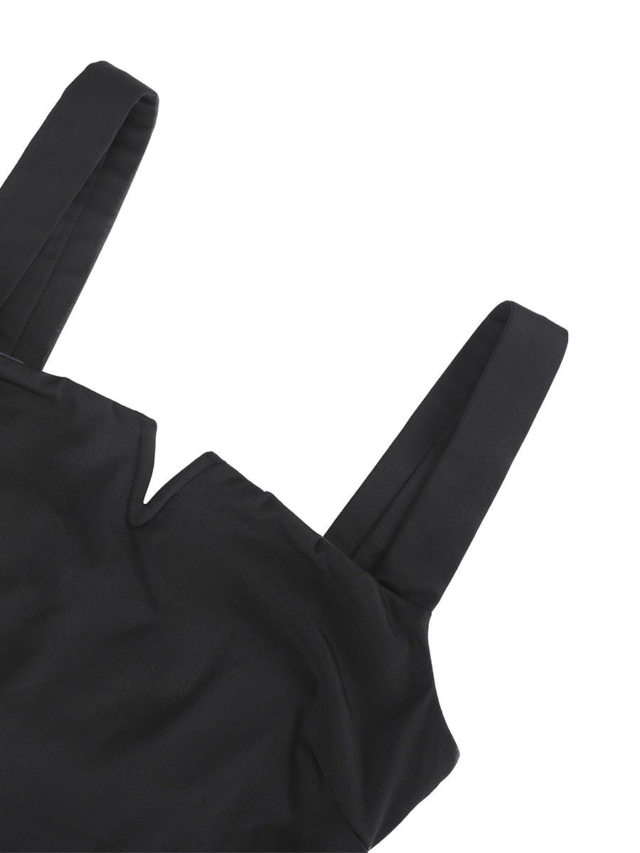 Lilou - Square Collar Bodysuit - Bella Fit USSWhite