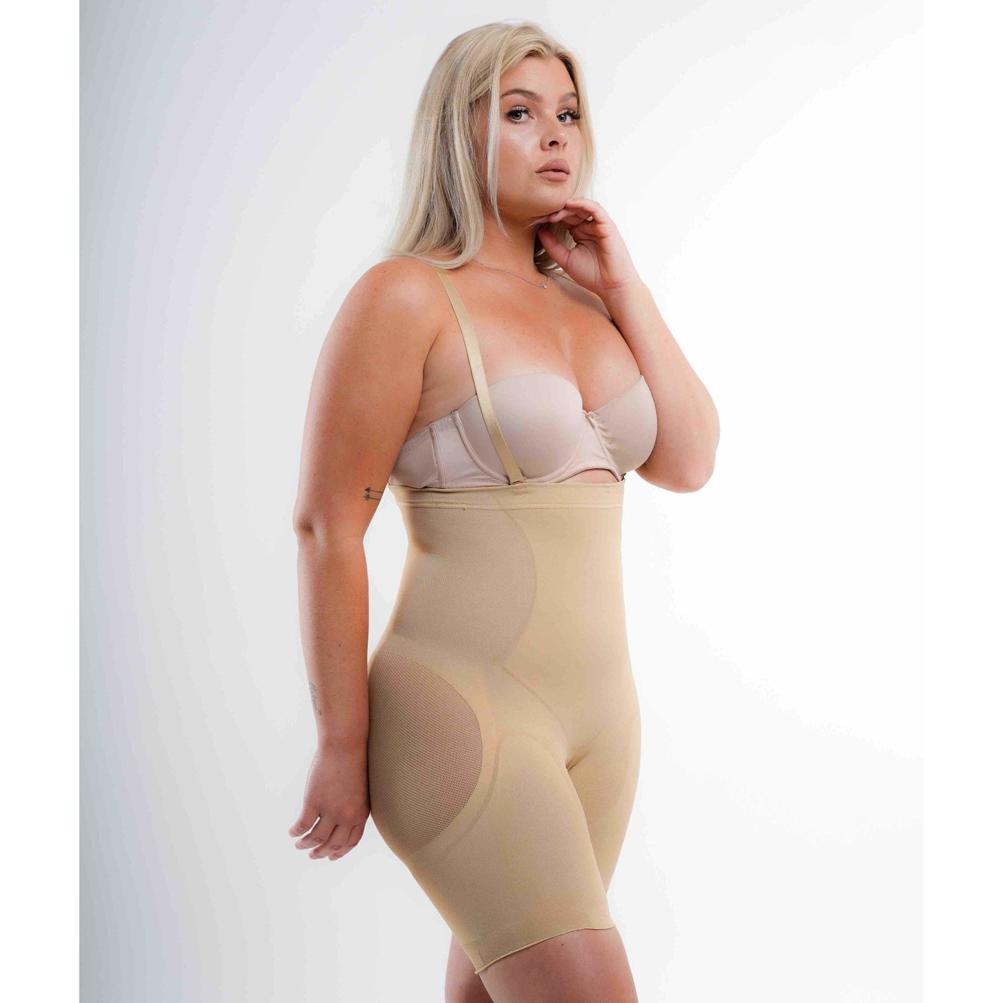 Linda - Full Body Shaper High Compression - Bella Fit USXS/SBeige