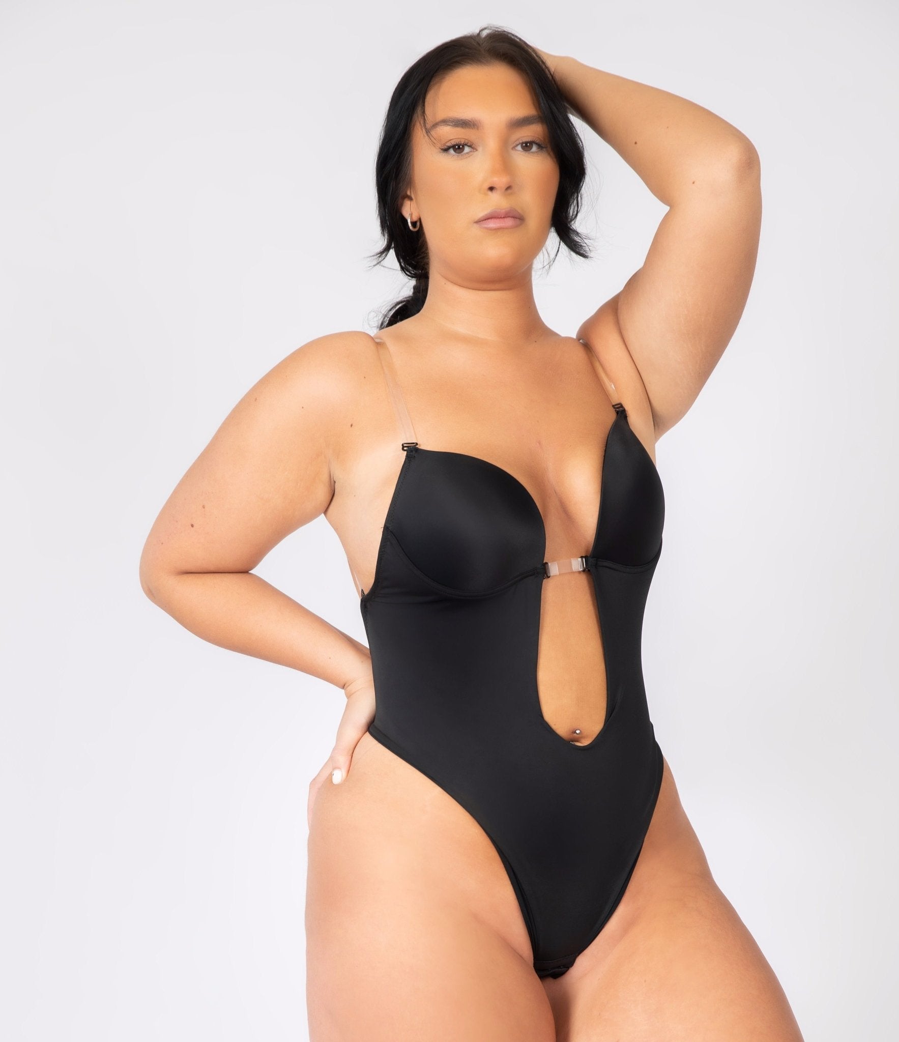 Madeline - Shapewear Bodysuit Backless - U-Shape - Bella Fit USBlackS