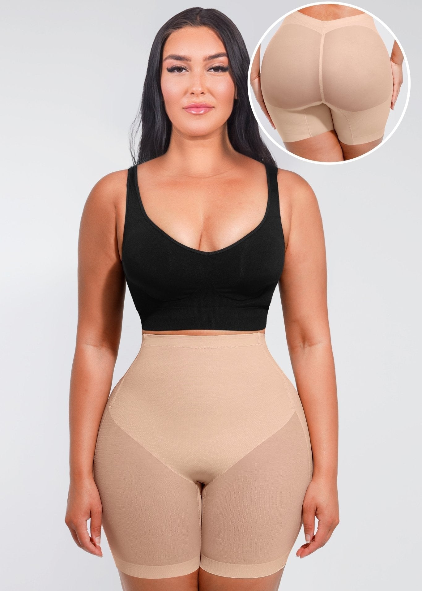 Madison - Tummy Slimming Low Back Mesh Butt Lifter