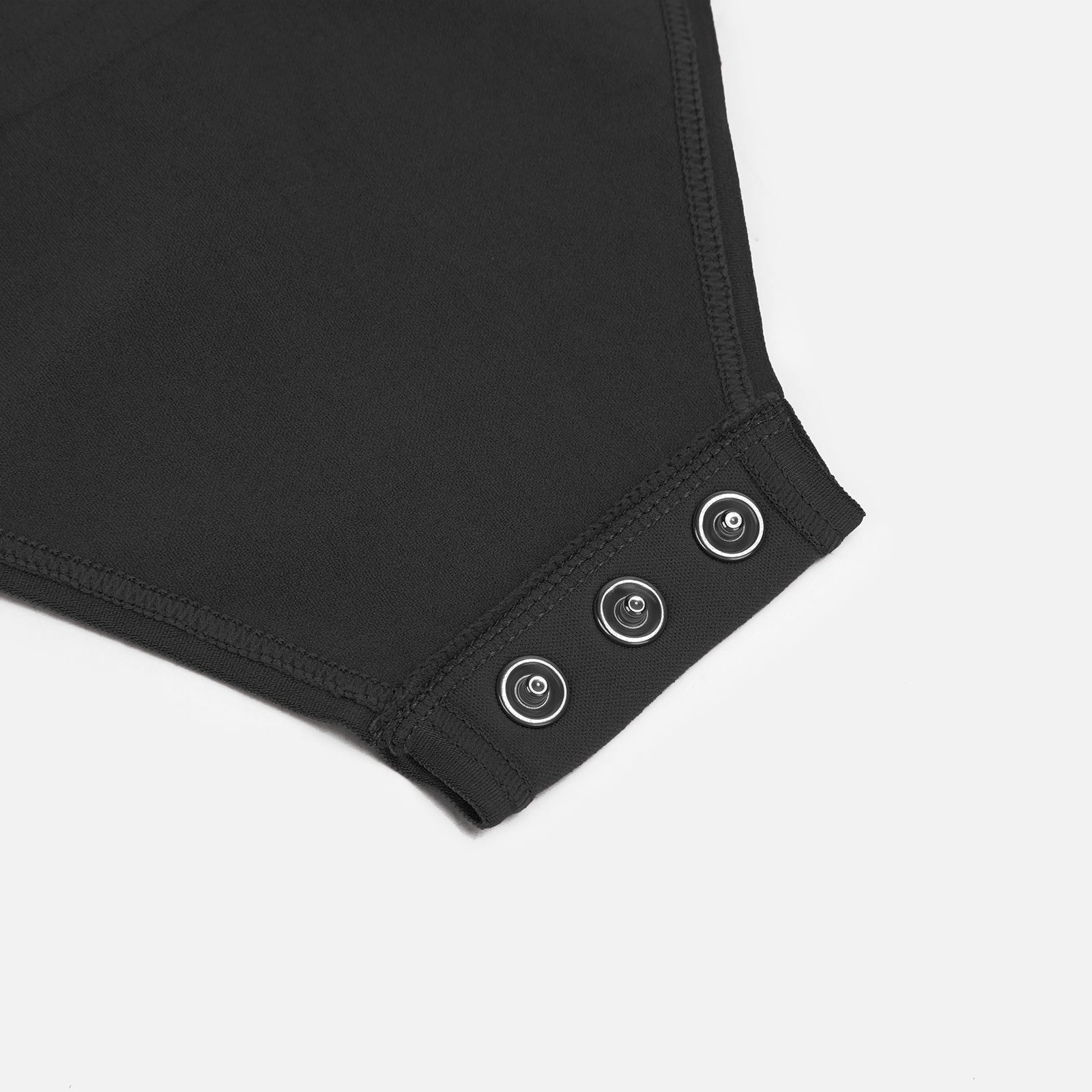 Marcella - Seamless Long Sleeve Thong Bodysuit with Chest Support &amp; Tummy Control - Bella Fit USBlackXS