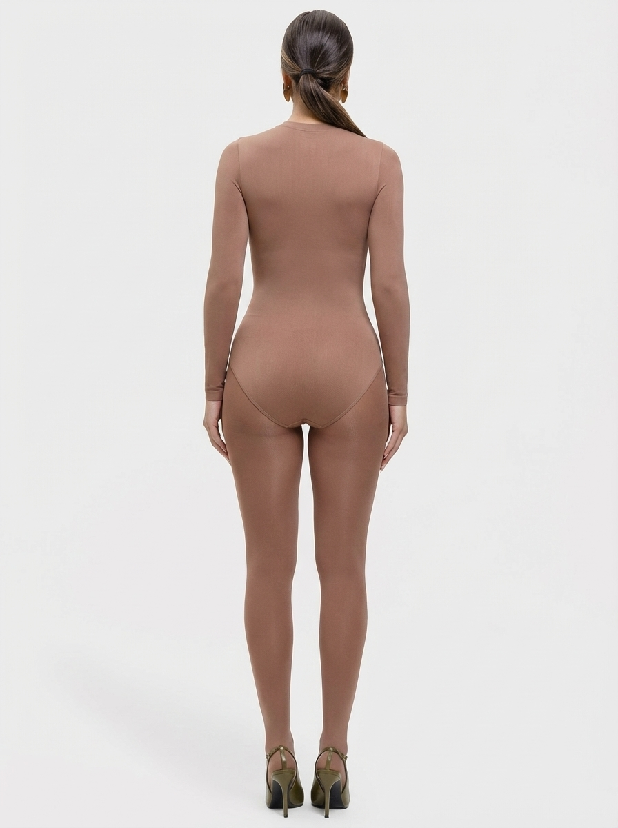 Milena - The Ultra Soft Sculpted Silhouette Seamless Long-Sleeve Bodysuit